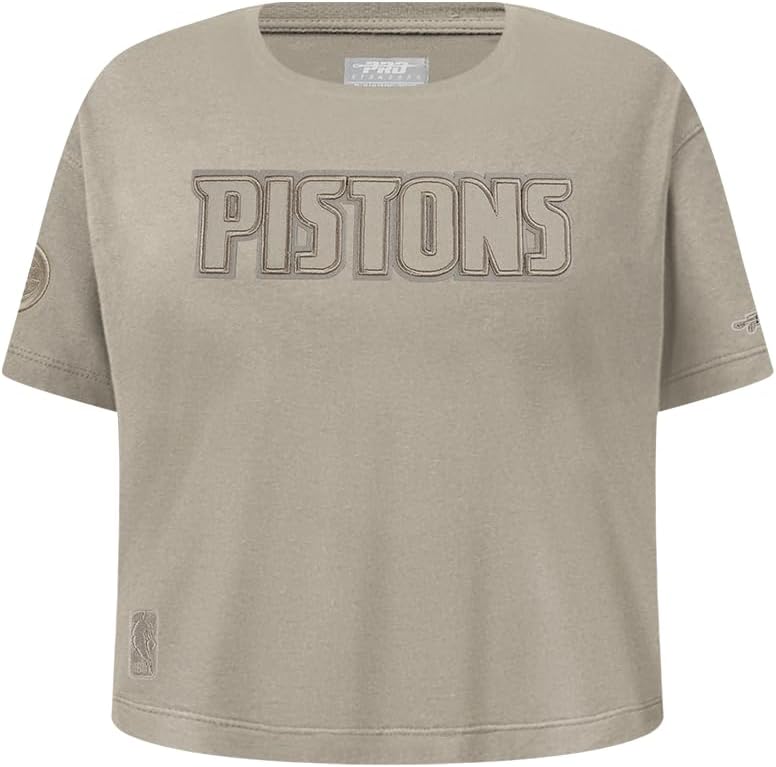 Pro Standard Big Girls NBA Neutral Cotton Short Sleeve Boxy Tee - Image 51