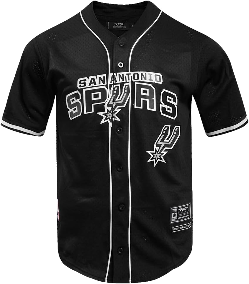 Mens NBA Mesh Button Down Top - Image 51