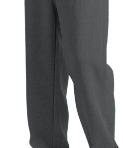 Boy's Fleece Cargo Sweatpants Athletic Basketball Joggers Sweat Pants Drawstring Elastic Waist Open Bottom Pants with Pockets