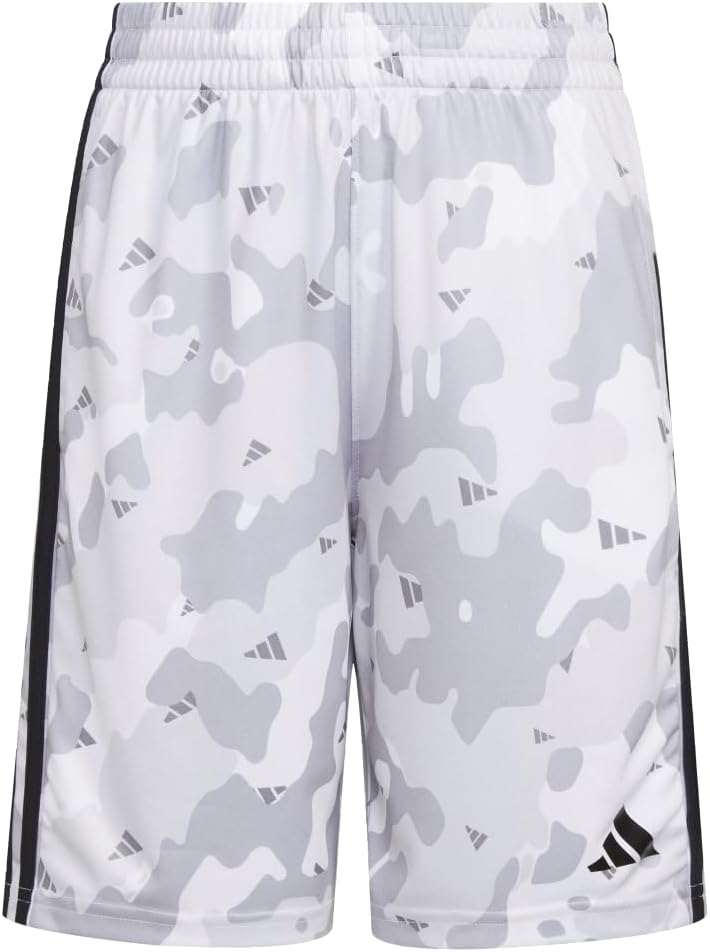 adidas Boys Aeroready® Elastic Waistband Camo Shorts - Image 9