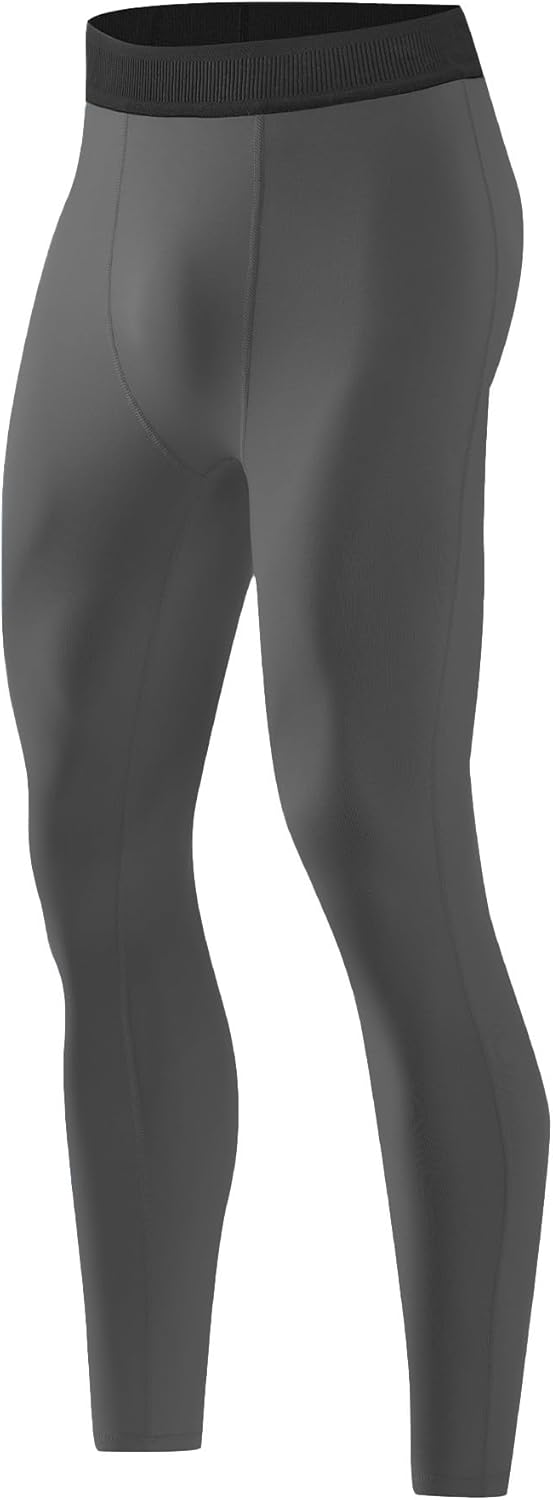 Compression Pants Leggings Running Tights for Men 1,3 or 5 Pack Athletic Base Layer Pants for Workout Basketball - Image 13