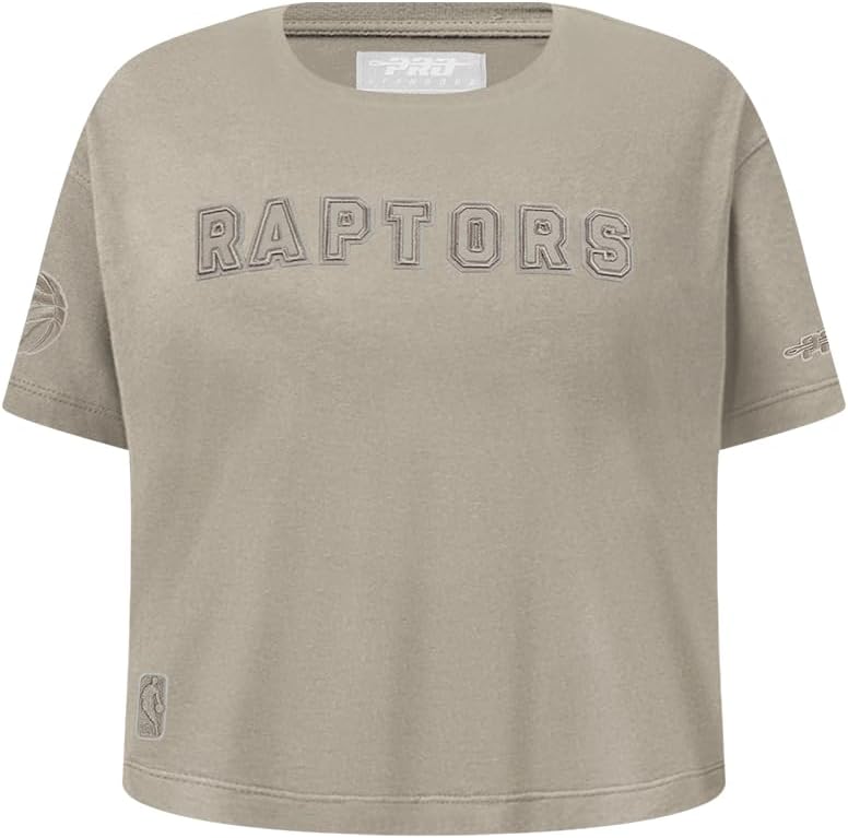 Pro Standard Big Girls NBA Neutral Cotton Short Sleeve Boxy Tee - Image 130