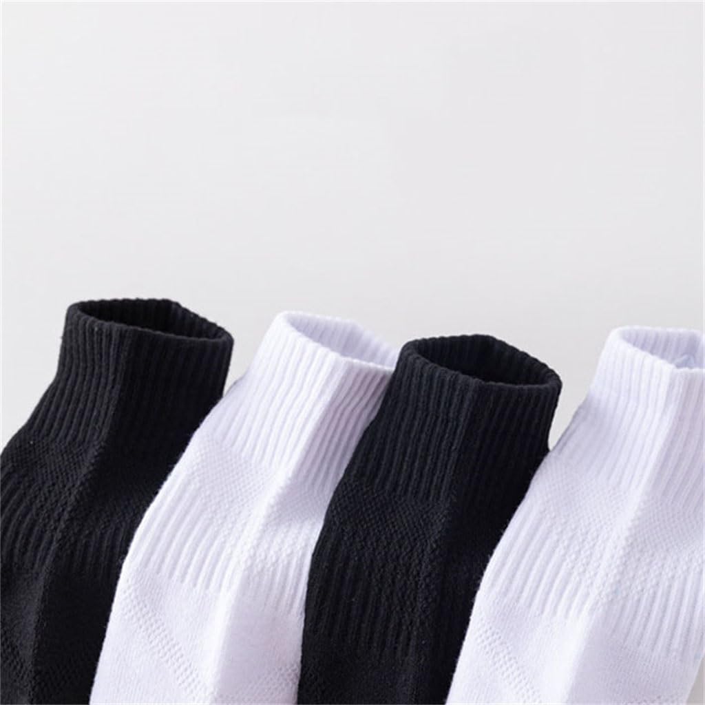 HBJWOV Mid Length Socks, Men's Towel Soles, Sports Socks, Casual Basketball Socks - Image 4