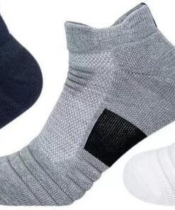 Basketball Socks, Men's Thick Towel Bottom, Medium Length, Sweat Absorbing Running, Outdoor Sports Socks