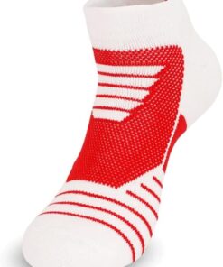 Men's Basketball Socks Low Tops Bottom Short Tube Sports Breathable Mesh Running Socks(C)