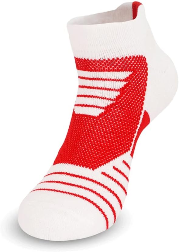 Men's Basketball Socks Low Tops Bottom Short Tube Sports Breathable Mesh Running Socks(C)