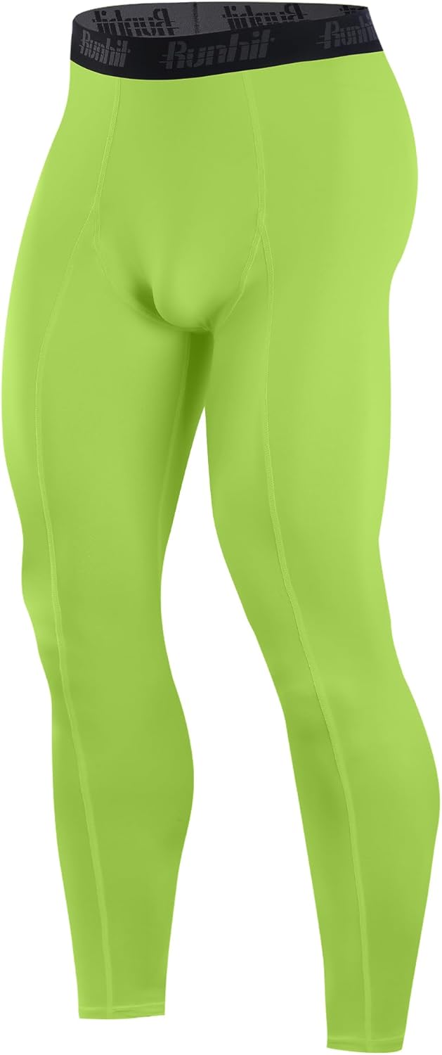 Runhit Men’s Compression Pants Running Tights Workout Leggings Athletic Base Layer Pants for Sports Yoga Basketball - Image 13