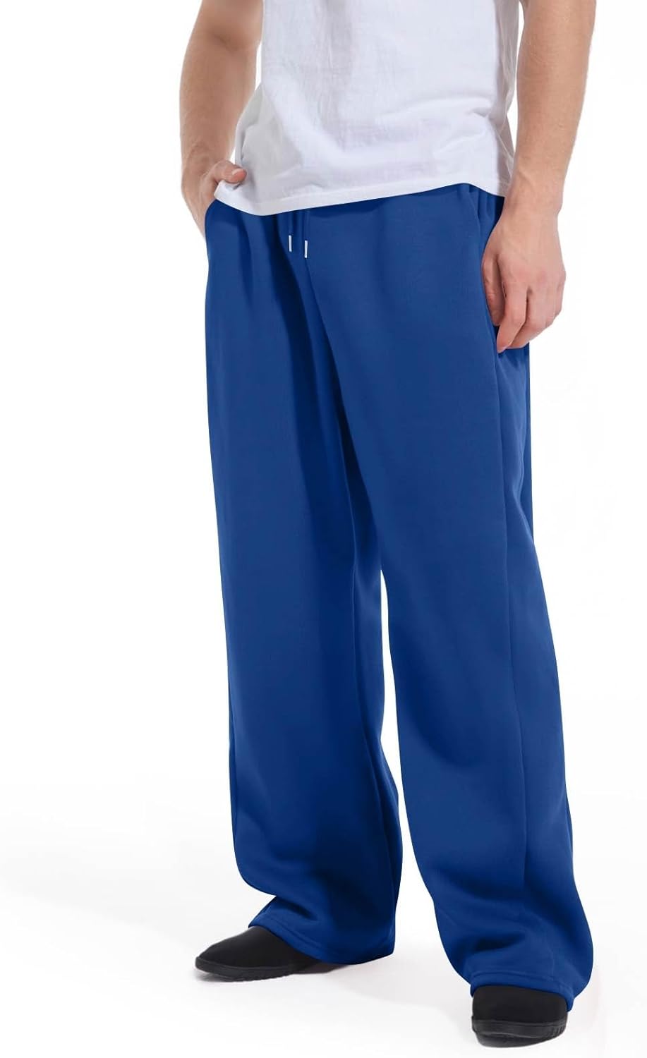 Men's Baggy Sweatpants Fleece Casual Pants Elastic Waist Athletic Workout Jogger Sweat Fall Winter 2025 - Image 2