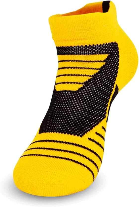 Men's Basketball Socks Low Tops Bottom Short Tube Sports Breathable Mesh Running Socks(C) - Image 5