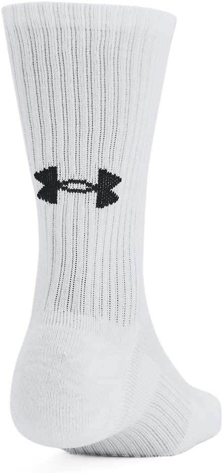 Under Armour Youth Training Cotton Crew Socks, Multipairs - Image 3