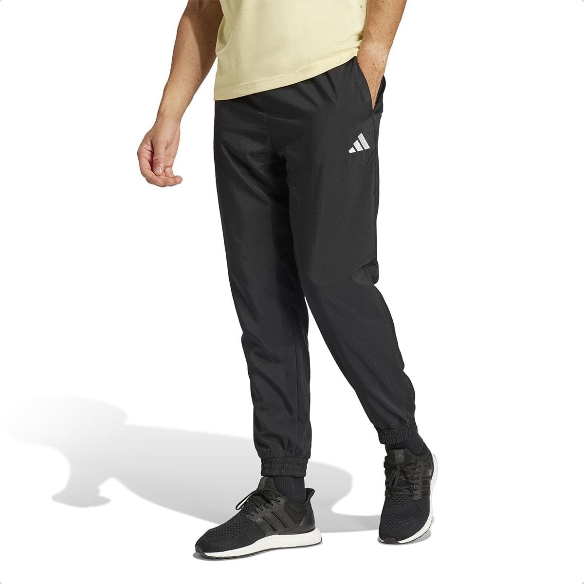 Adidas Men's Essentials Small Logo Elasticated Stanford Pants - Image 10