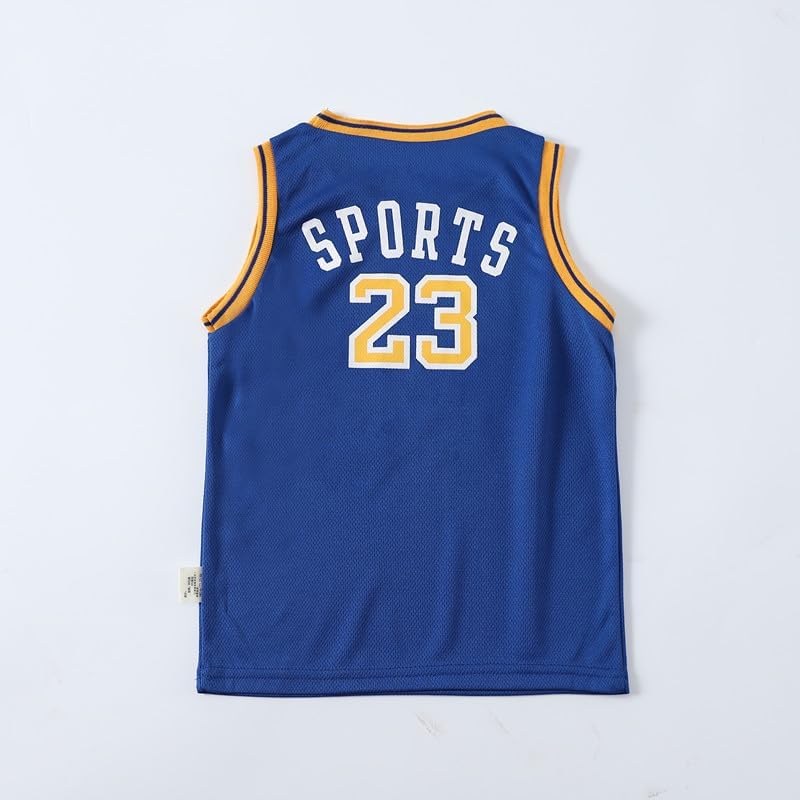 Toddler Baby Boys Basketball Jersey Outfit Toddler Kids Sports Shorts Set Summer Clothes - Image 3