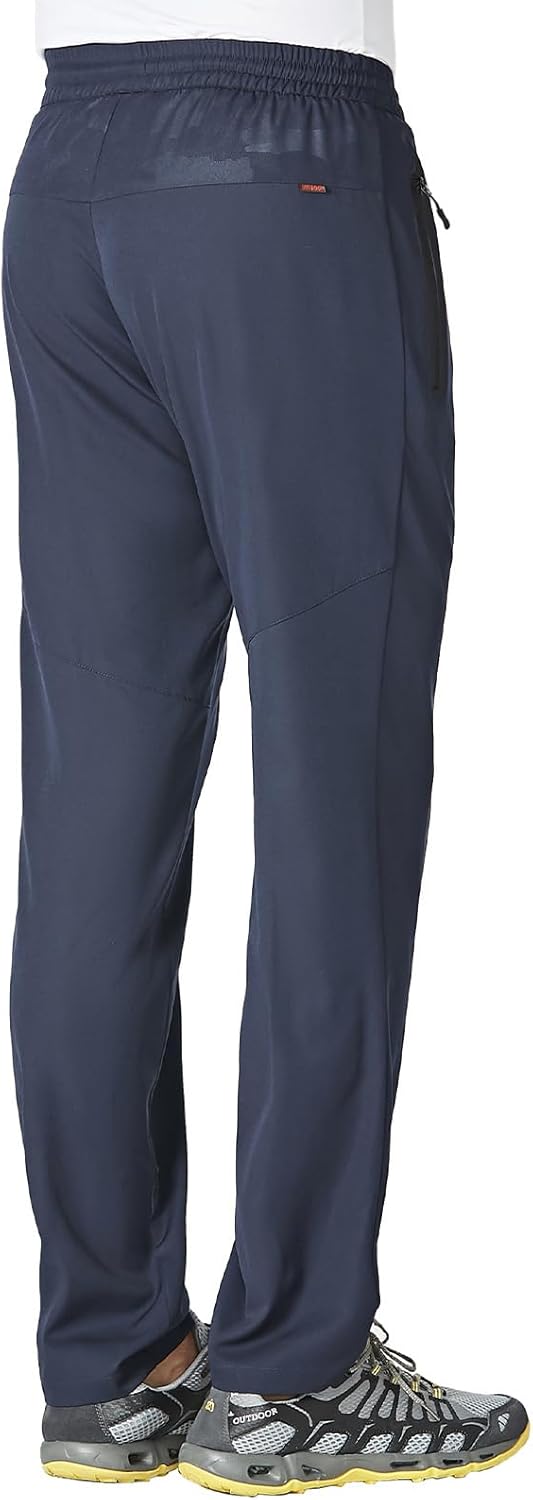 Rdruko Men's Casual Pants Lightweight Quick Dry Hiking Running Workout Outdoor Sports Sweat Pants - Image 3