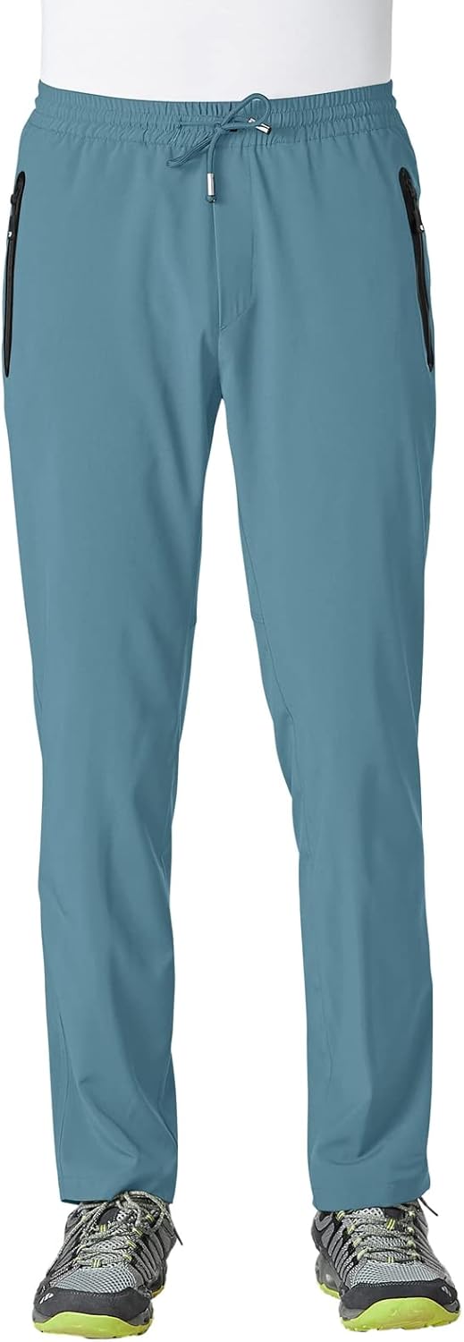 Rdruko Men's Casual Pants Lightweight Quick Dry Hiking Running Workout Outdoor Sports Sweat Pants - Image 21