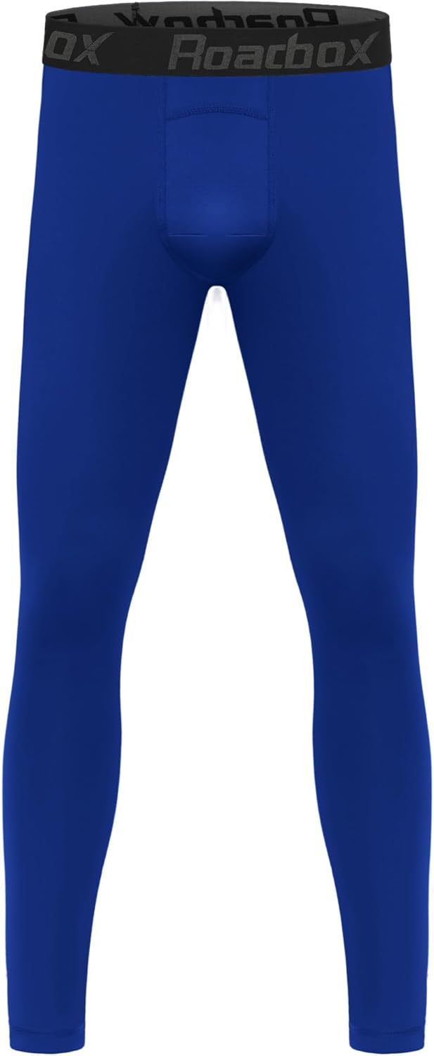 Roadbox Boys Compression Pants Youth Quick Dry Spandex Tights Leggings for Running Football Basketball - Image 9