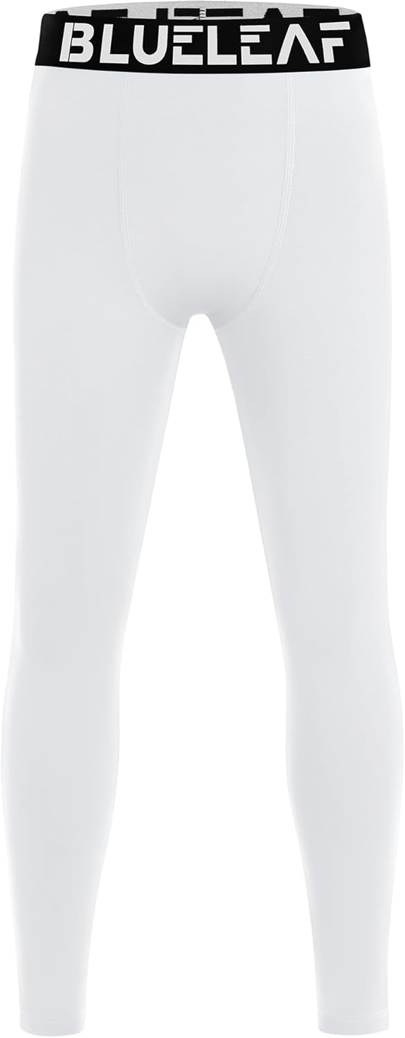 Blueleaf Boys Compression Leggings Youth Athletic Tights Basketball Pants Quick Dry Sports Base Layer for Football Baseball - Image 13