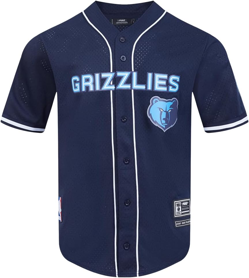 Mens NBA Mesh Button Down Top - Image 32