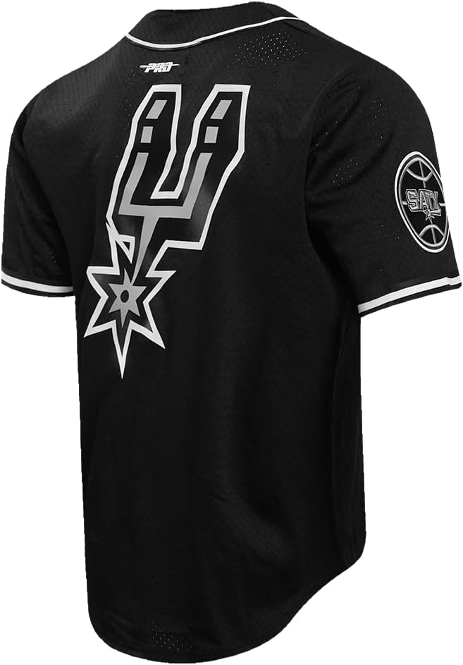 Mens NBA Mesh Button Down Top - Image 2
