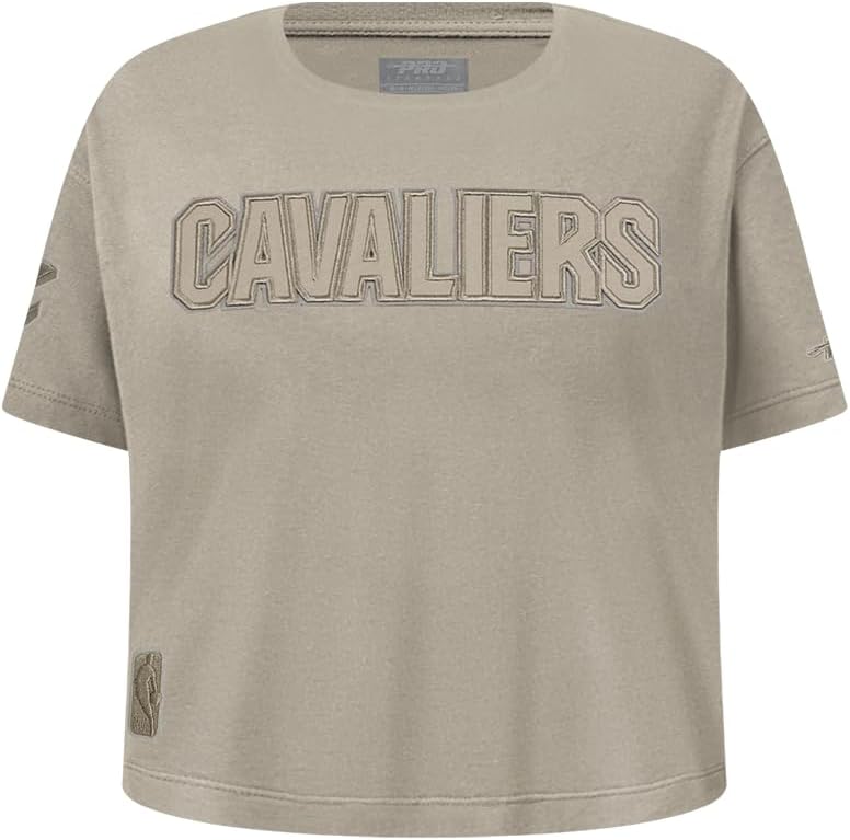 Pro Standard Big Girls NBA Neutral Cotton Short Sleeve Boxy Tee - Image 33