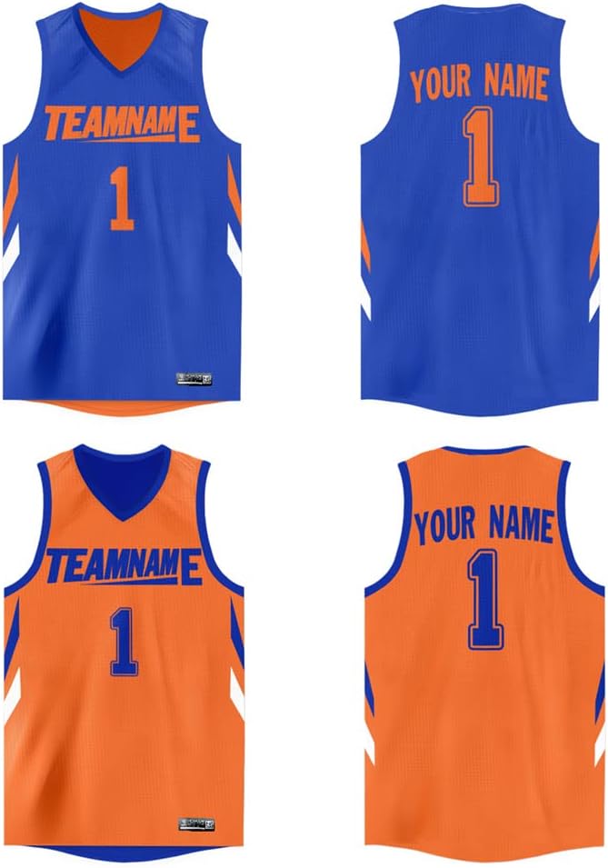 Custom Reversible Basketball Jersey Mesh Performance Uniform Personalized Printed Name Number for Men/Boy - Image 12