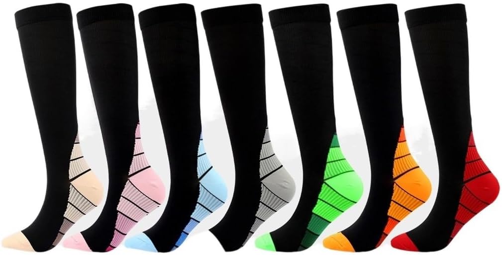 Sports Compression Socks Venous Elastic Pressure Basketball Cycling For Men and Women