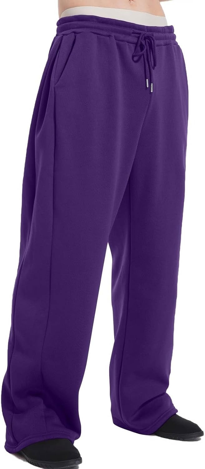 Men's Baggy Sweatpants Fleece Casual Pants Elastic Waist Athletic Workout Jogger Sweat Fall Winter 2025 - Image 18