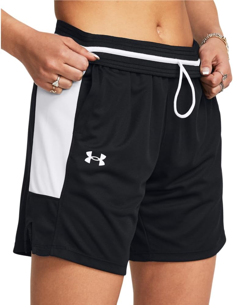 Under Armour Women's Baseline Basketball Shorts - Image 4