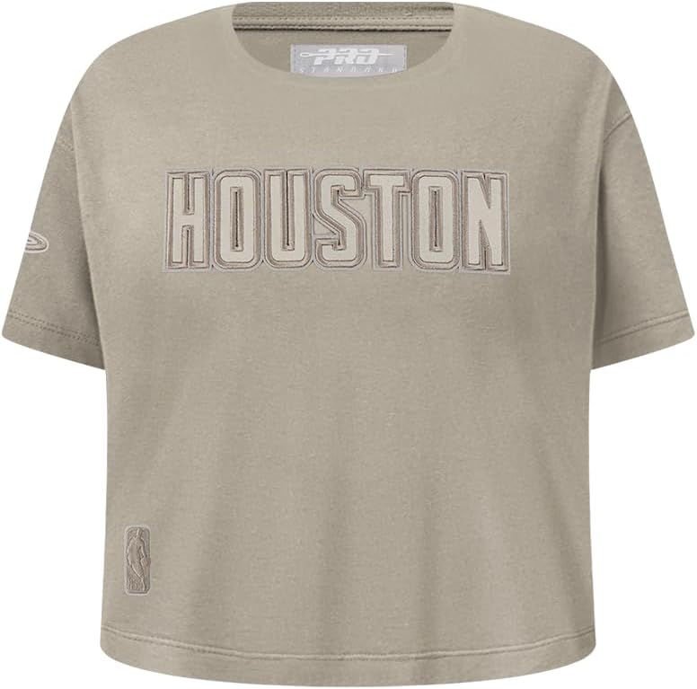 Pro Standard Big Girls NBA Neutral Cotton Short Sleeve Boxy Tee - Image 67