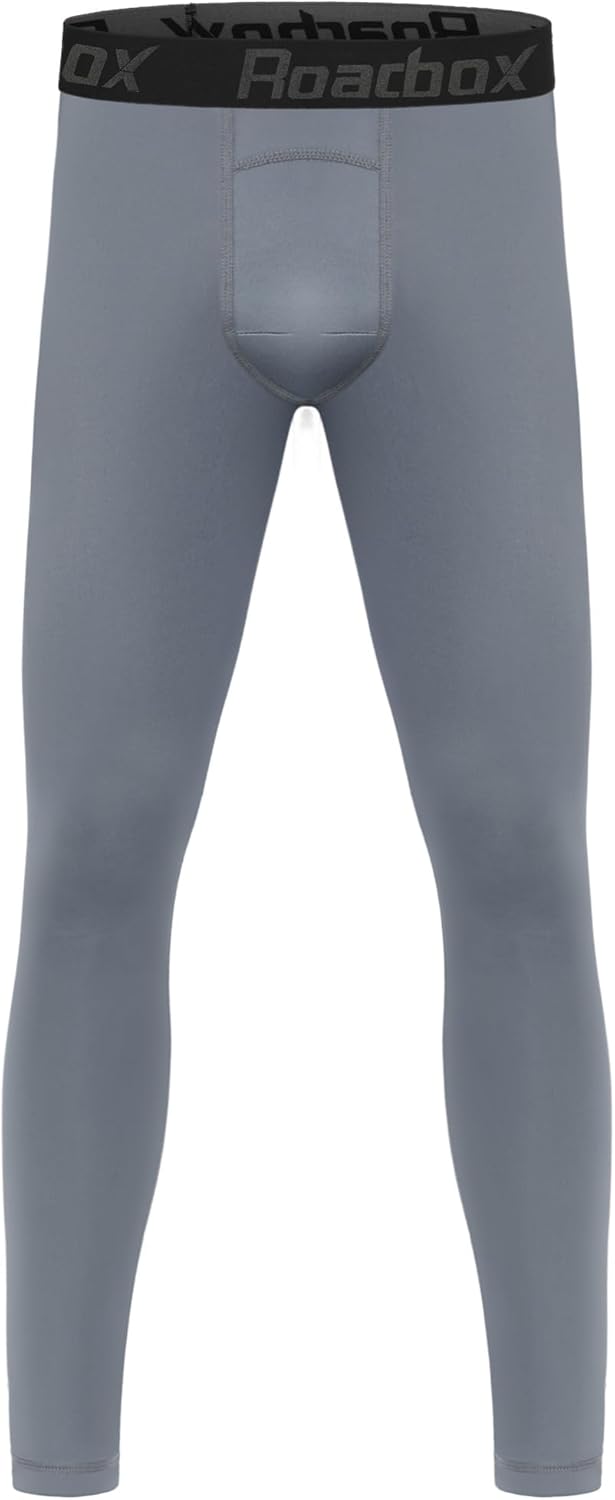 Roadbox Boys Compression Pants Youth Quick Dry Spandex Tights Leggings for Running Football Basketball - Image 10