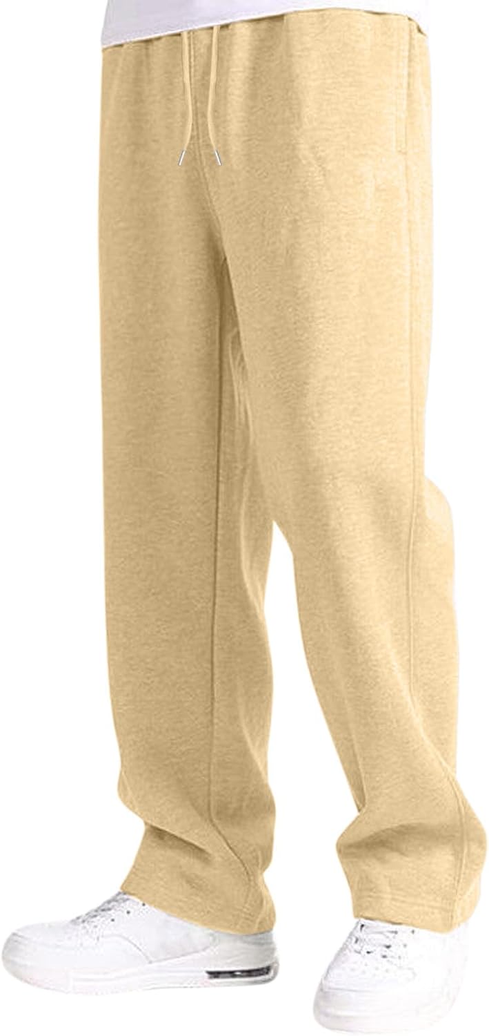 Boy's Fleece Cargo Sweatpants Athletic Basketball Joggers Sweat Pants Drawstring Elastic Waist Open Bottom Pants with Pockets - Image 12