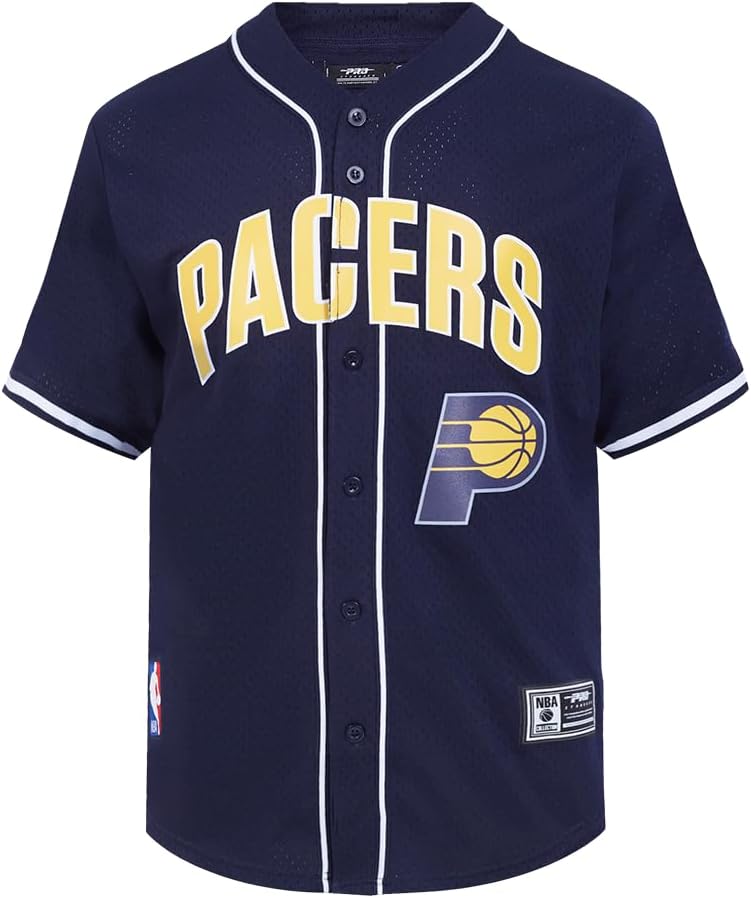 Mens NBA Mesh Button Down Top - Image 30