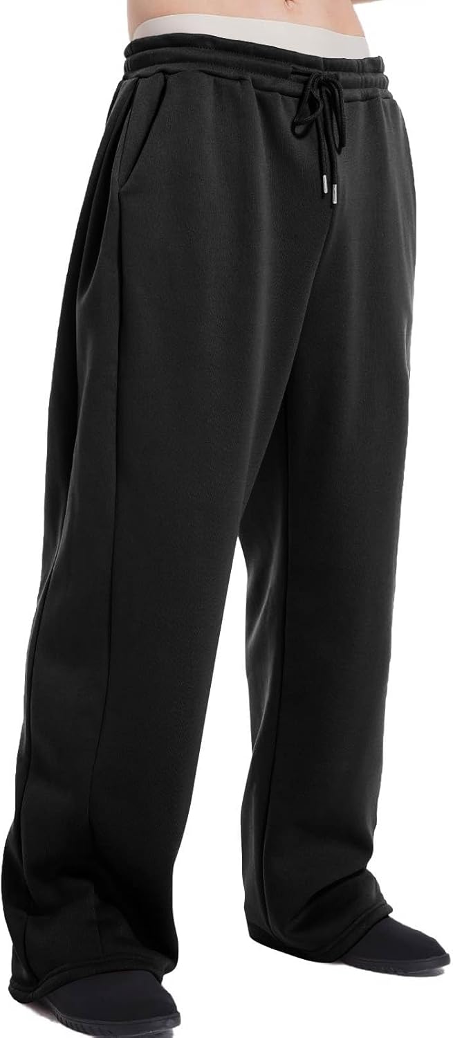 Men's Baggy Sweatpants Fleece Casual Pants Elastic Waist Athletic Workout Jogger Sweat Fall Winter 2025 - Image 7