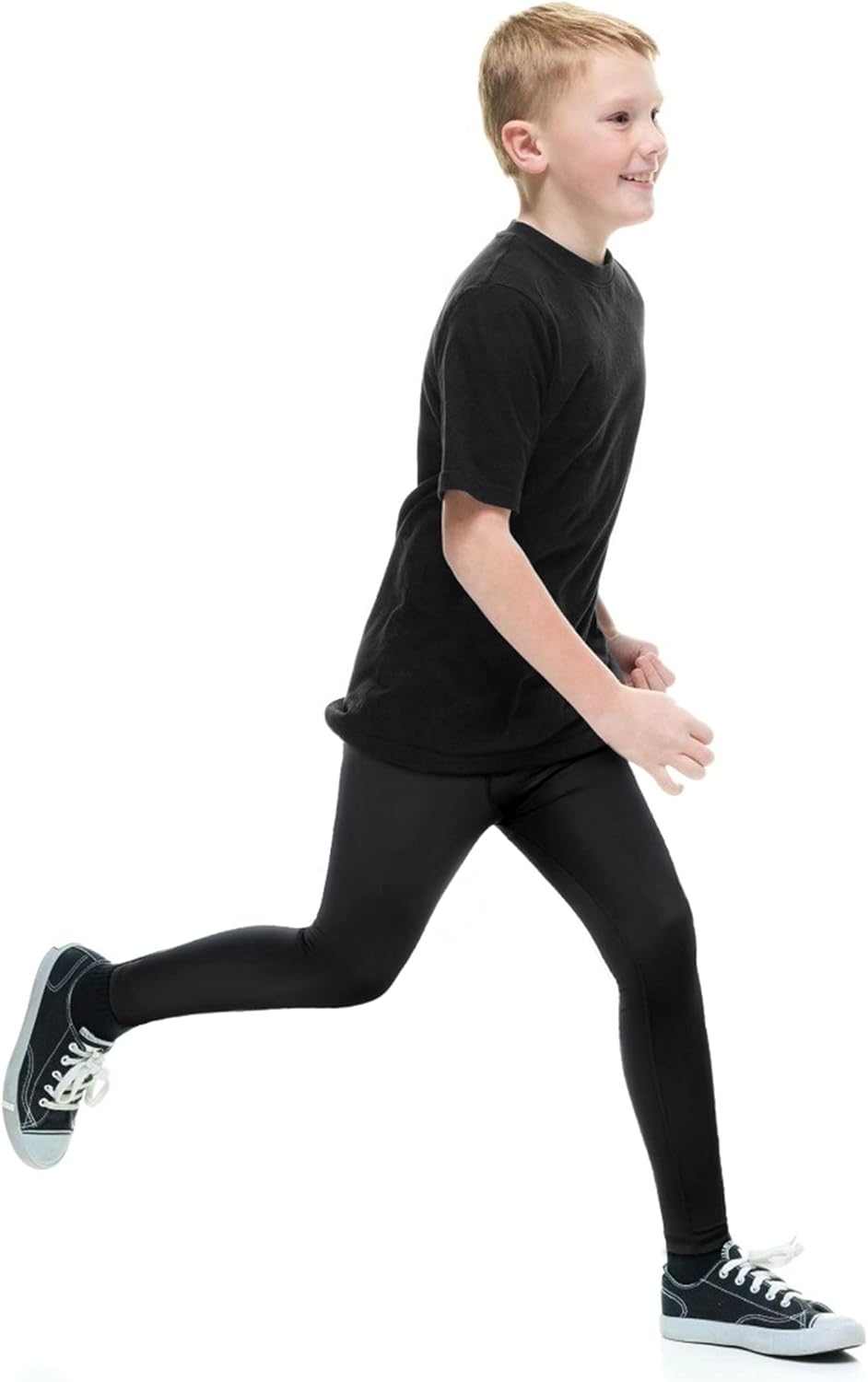 Roadbox Boys Compression Pants Youth Quick Dry Spandex Tights Leggings for Running Football Basketball - Image 2