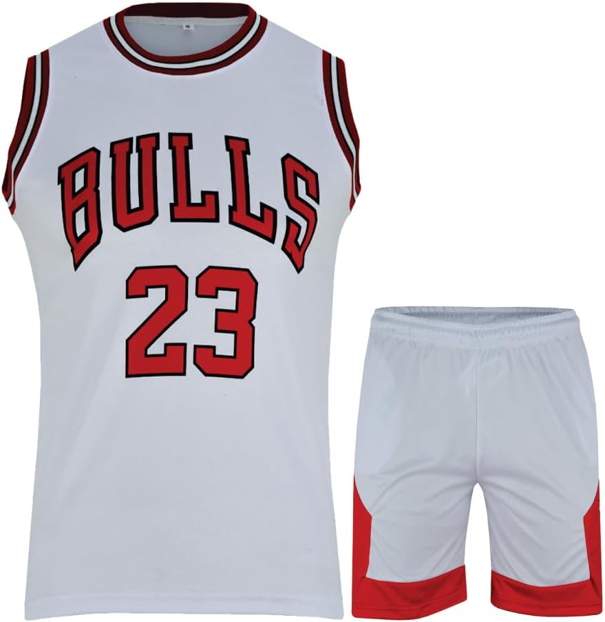 Basketball Jersey for Boys/Men 2 Piece Basketball Uniform Adult Sleeveless Kit Lightweight Set - Image 8