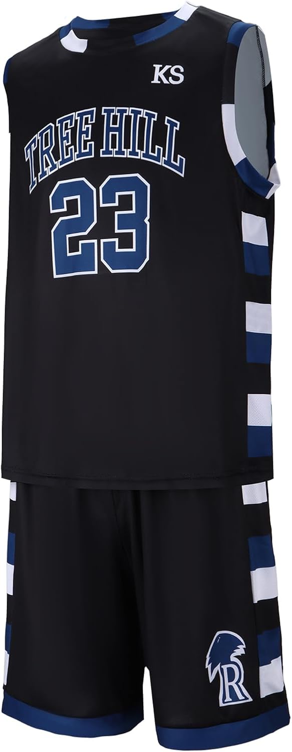 Mens Basketball Brothers Jersey 23 Scott Sports Shirt Vest Pants Set Halloween Cosplay Costume - Image 5