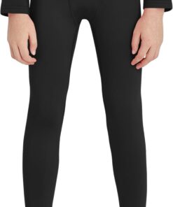 QBK Toddler Boys 2T to Youth Compression Pants Base Layer Leggings Tights for Basketball Soccer Football Baseball