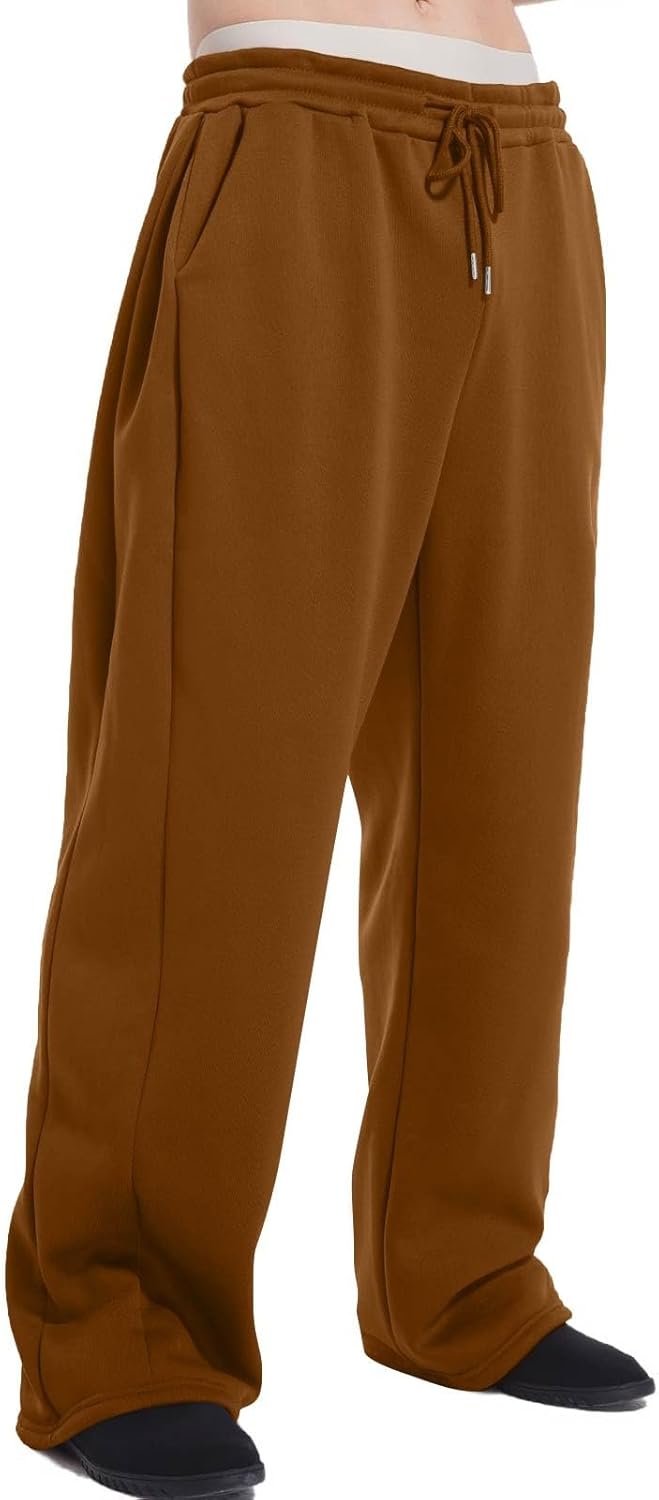 Men's Baggy Sweatpants Fleece Casual Pants Elastic Waist Athletic Workout Jogger Sweat Fall Winter 2025 - Image 9