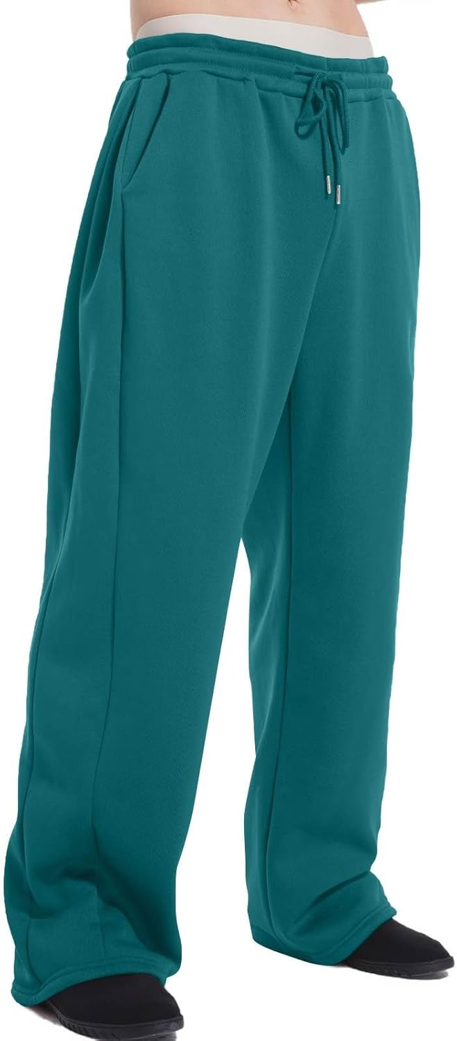 Men's Baggy Sweatpants Fleece Casual Pants Elastic Waist Athletic Workout Jogger Sweat Fall Winter 2025 - Image 5