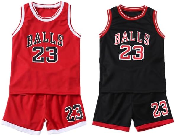 Toddler Baby Boys Basketball Jersey Outfit Toddler Kids Sports Shorts Set Summer Clothes - Image 17