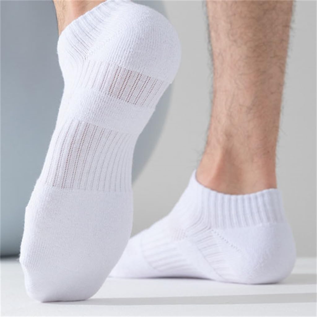 HBJWOV Socks, Men's Towel Soles, Sports Socks, Sweat Wicking, Casual Basketball Socks - Image 3