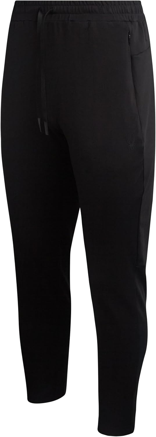 Spyder Mens Jogger Pants - Tech Fleece Joggers with Double Bonded Zip Pockets - Lightweight Active Sweatpants for Men (S-XL)