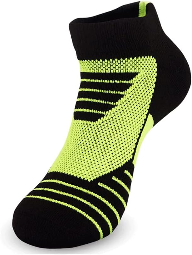Men's Basketball Socks Low Tops Bottom Short Tube Sports Breathable Mesh Running Socks(C) - Image 4