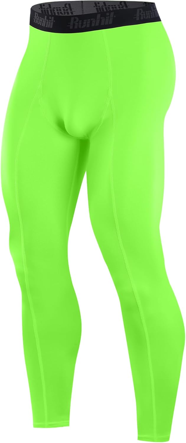 Runhit Men’s Compression Pants Running Tights Workout Leggings Athletic Base Layer Pants for Sports Yoga Basketball - Image 16