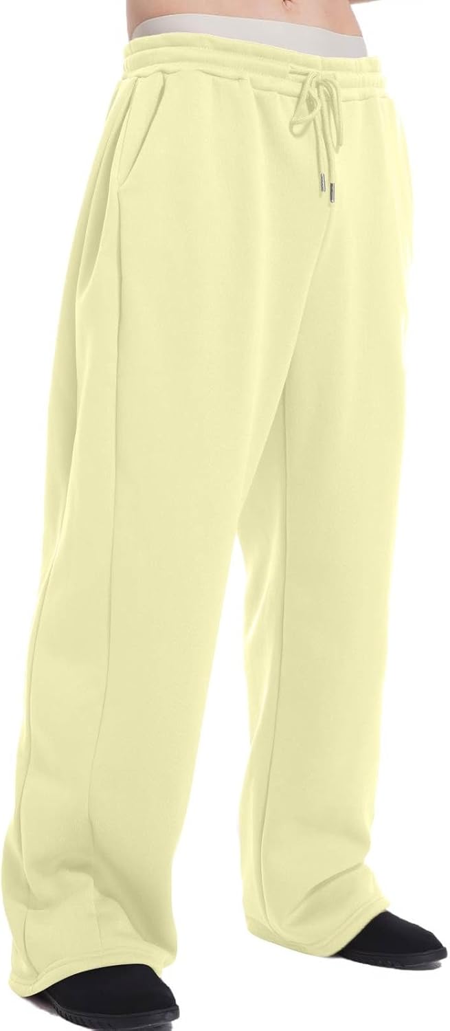 Men's Baggy Sweatpants Fleece Casual Pants Elastic Waist Athletic Workout Jogger Sweat Fall Winter 2025 - Image 22