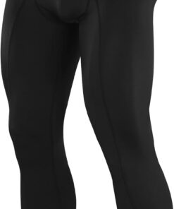 Runhit Men’s Compression Pants Running Tights Workout Leggings Athletic Base Layer Pants for Sports Yoga Basketball
