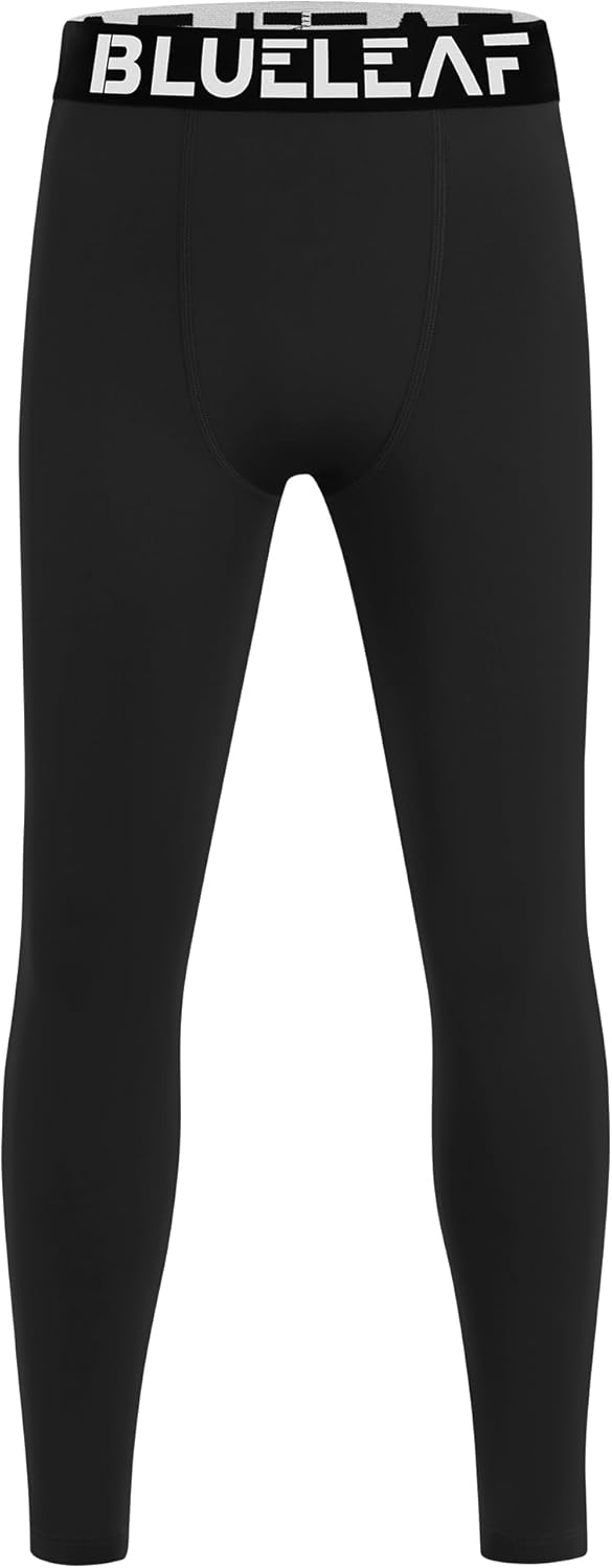 Blueleaf Boys Compression Leggings Youth Athletic Tights Basketball Pants Quick Dry Sports Base Layer for Football Baseball - Image 11