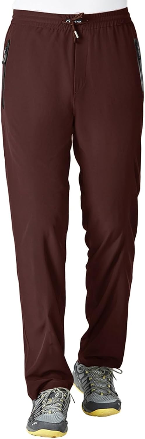 Rdruko Men's Casual Pants Lightweight Quick Dry Hiking Running Workout Outdoor Sports Sweat Pants - Image 8