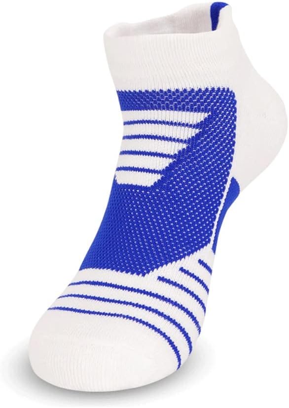 Men's Basketball Socks Low Tops Bottom Short Tube Sports Breathable Mesh Running Socks(C) - Image 6