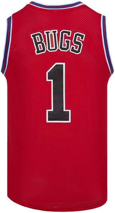 CNALLAR Youth Basketball Jersey Bugs #1 Lola #10 Space Movie Jersey Boys Sport Shirts S-XL - Image 8