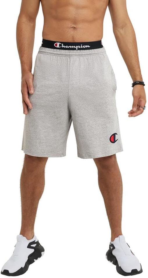 Champion Men’s 9” Lounge Shorts, Standard Fit, Lightweight, Available in Regular and Big & Tall